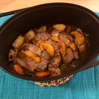 脂っこいお肉もおいしく変身！簡単オレンジソース！